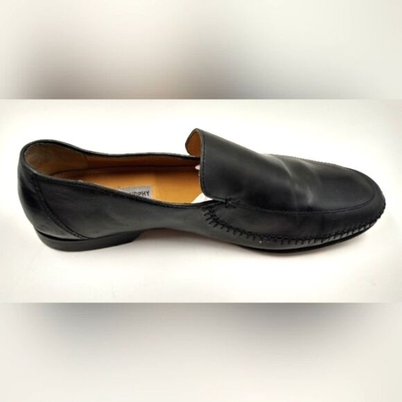 Johnson & Murphy Black Leather Loafers Shoes size 11 - Picture 7 of 16
